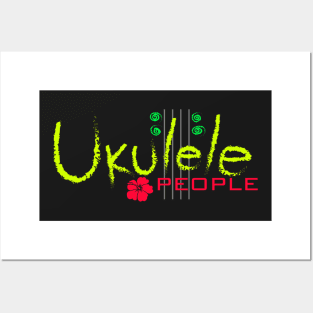 Ukulele People (GYR) Posters and Art